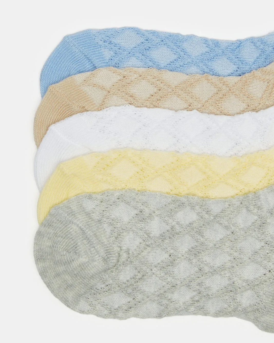 Girls Assorted Print Ankle Socks (5 Pairs) sold by Redtag product image thumbnail 2