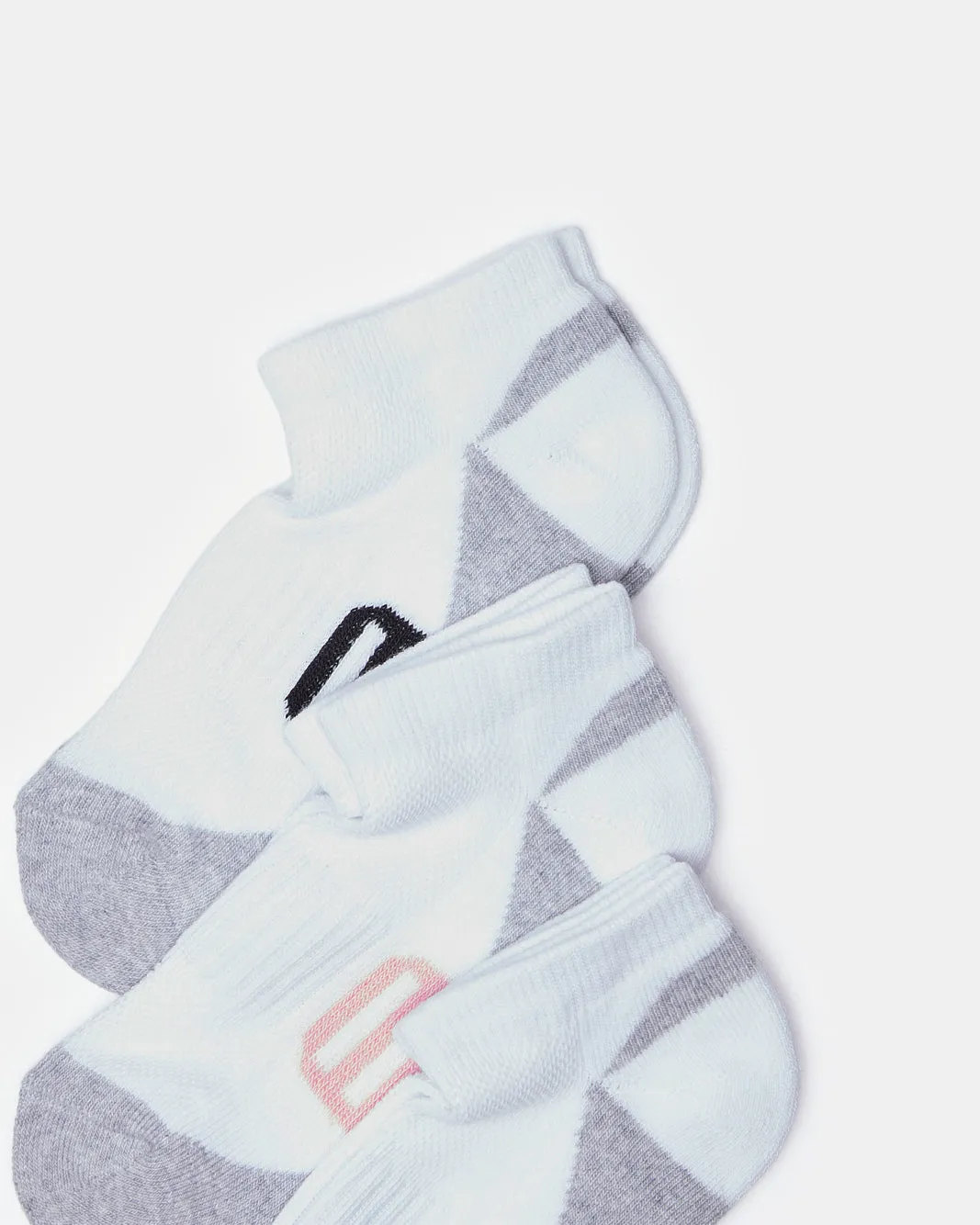 Girls Assorted Ankle Length Socks (3Pairs) sold by Redtag product image thumbnail 2