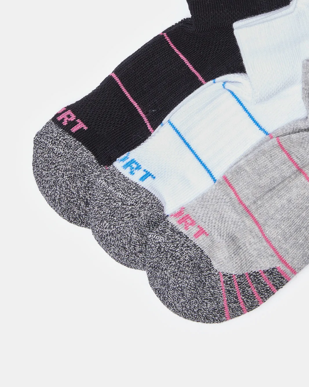 Girls Assorted Ankle Length Socks (3Pairs) sold by Redtag product image thumbnail 3