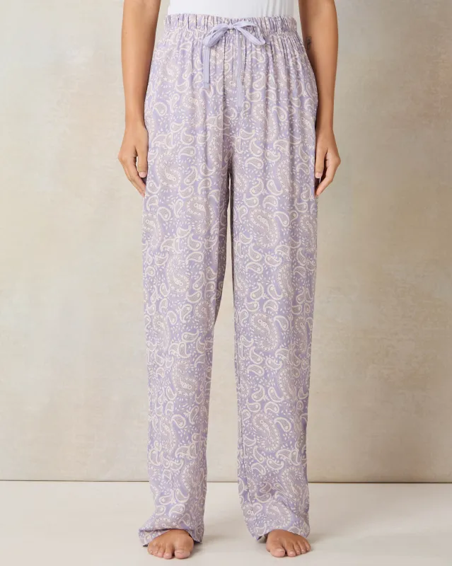 Women Lilac Dyed Pyjama Bottom sold by Redtag