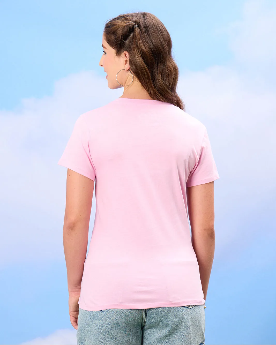 Senior Girls Pink Lemon Print T-Shirt sold by Redtag product image thumbnail 3