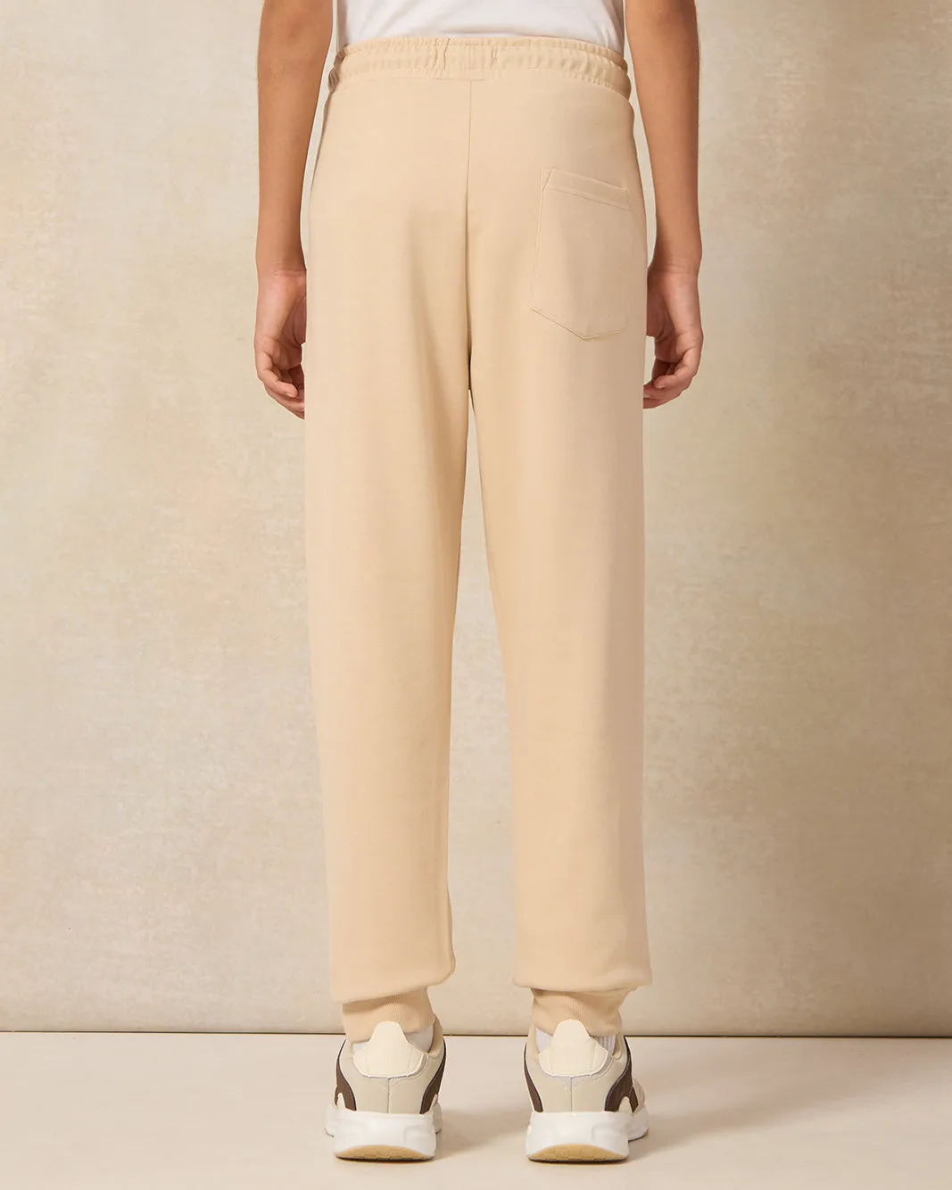 Senior Boys Beige Big Hem Active Pants sold by Redtag product image thumbnail 3