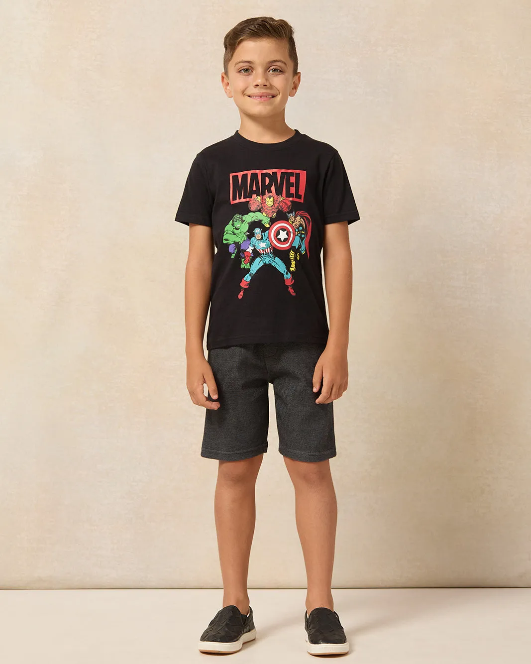 Boys Black Shorts sold by Redtag product image thumbnail 2