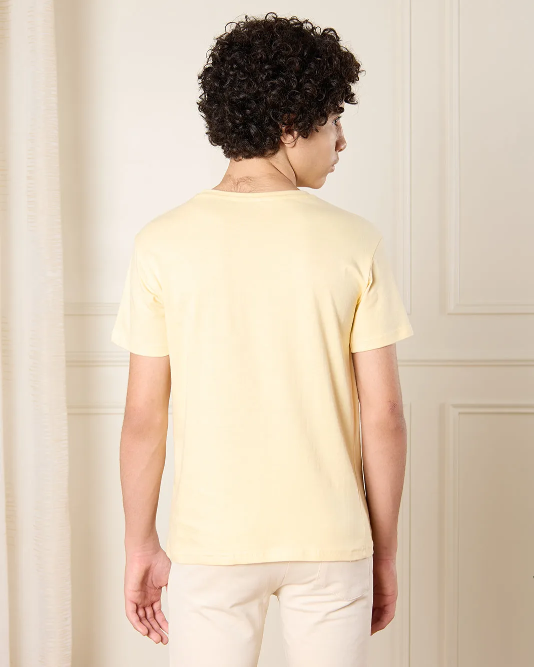 Senior Boys Beige Into The Future Print T-Shirt sold by Redtag product image thumbnail 3