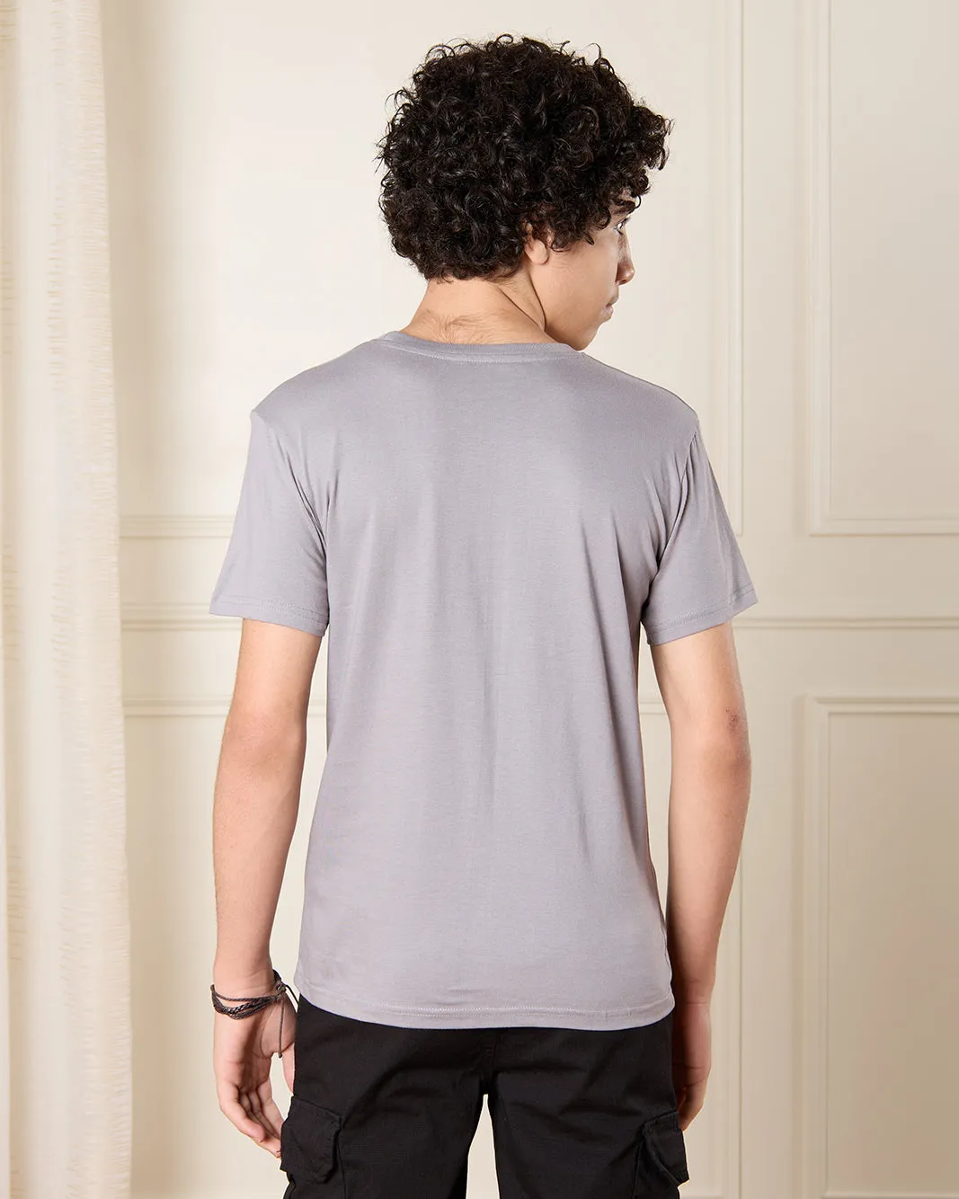 Senior Boys Grey Enjoy The Ride Print T-Shirt sold by Redtag product image thumbnail 3