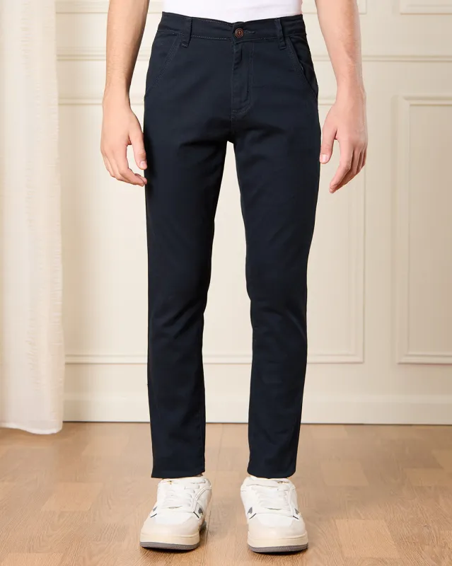 Senior Boys Navy Casual Trousers sold by Redtag