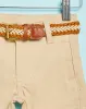Infant Boys Beige Belted Chino Shorts sold by Redtag