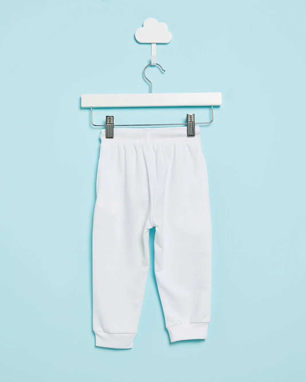 Infant Boys White Basic Track Pants sold by Redtag product image thumbnail 4