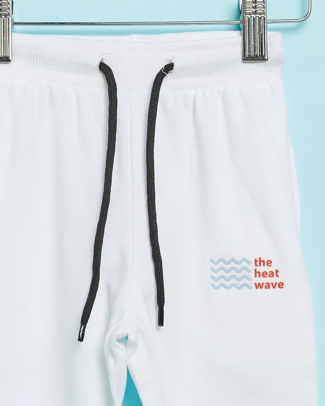 Infant Boys White Basic Track Pants sold by Redtag product image thumbnail 2