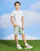 Boys Grey Console Embroidery Polo Shirt sold by Redtag