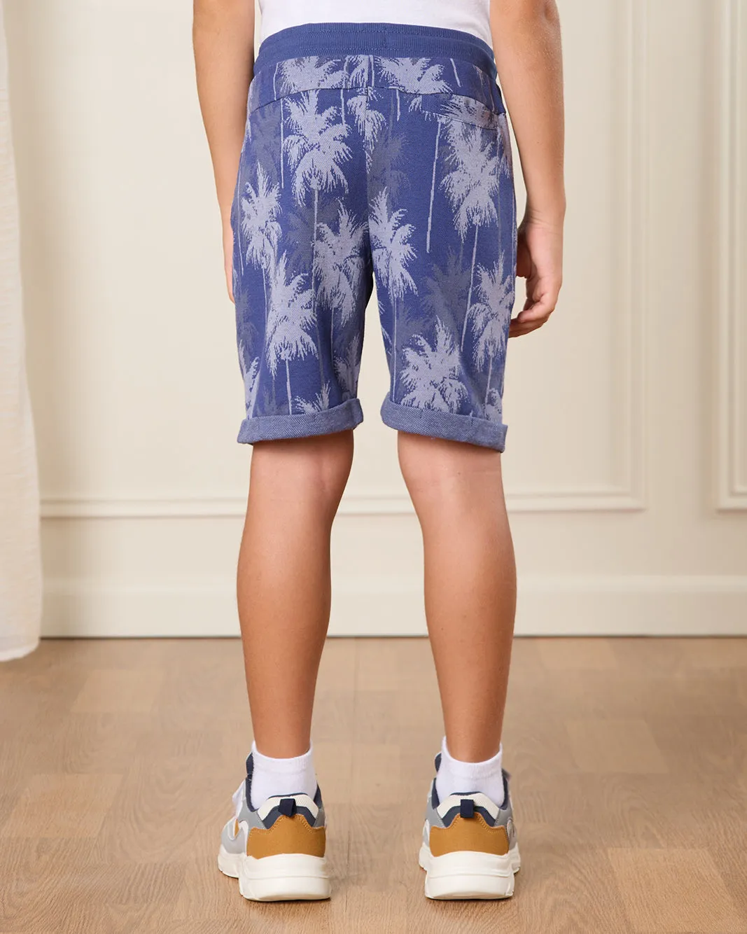 Boys Navy Printed Shorts sold by Redtag product image thumbnail 3