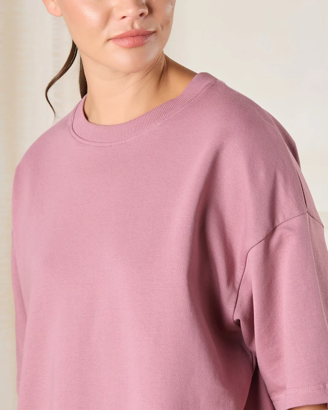Women Pink Plain Active T-Shirt sold by Redtag product image thumbnail 4