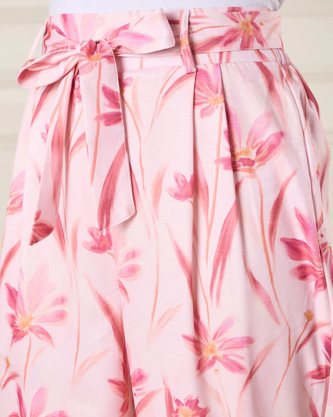 Women Pink Printed Casual Trouser sold by Redtag product image thumbnail 4