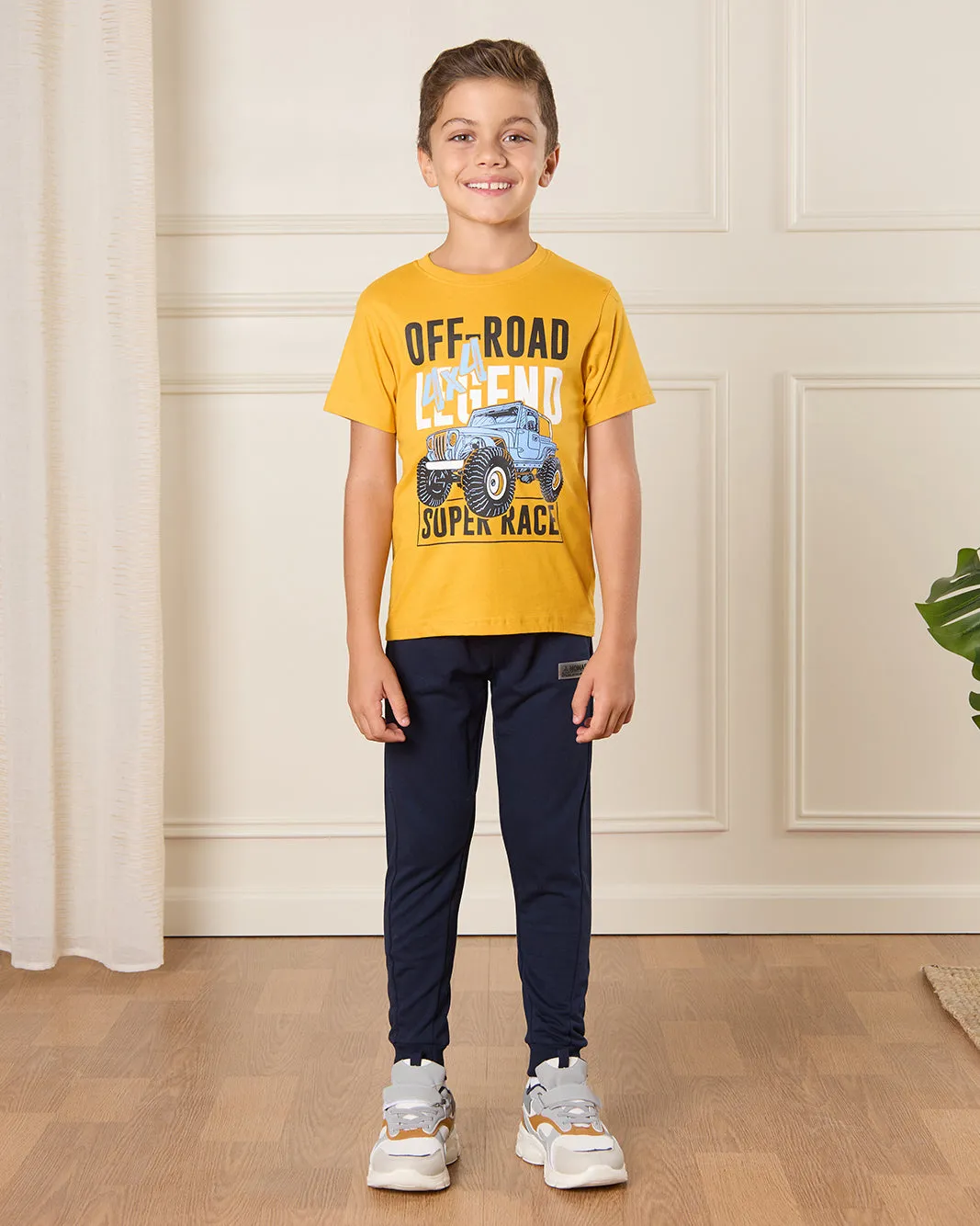 Junior Boys Black Basic Track Pants sold by Redtag product image thumbnail 2