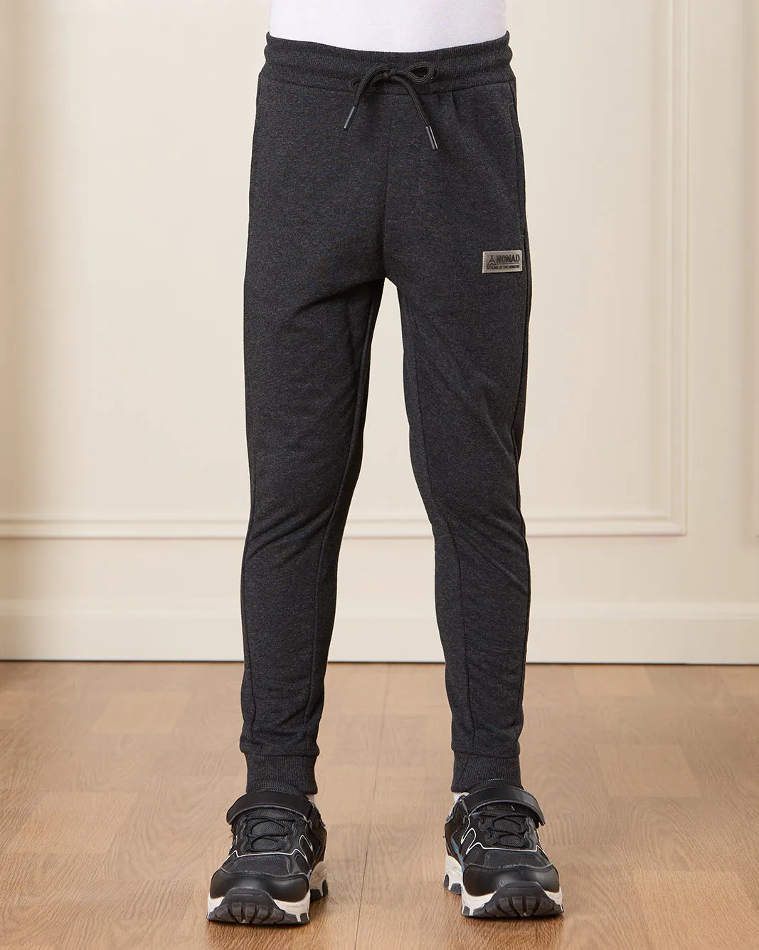 Boys Black Basic Track Pants sold by Redtag