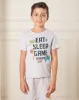 Boys Grey Printed Pyjama Set (2 Piece) sold by Redtag