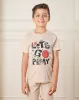 Boys Beige Printed Pyjama Set (2 Piece) sold by Redtag