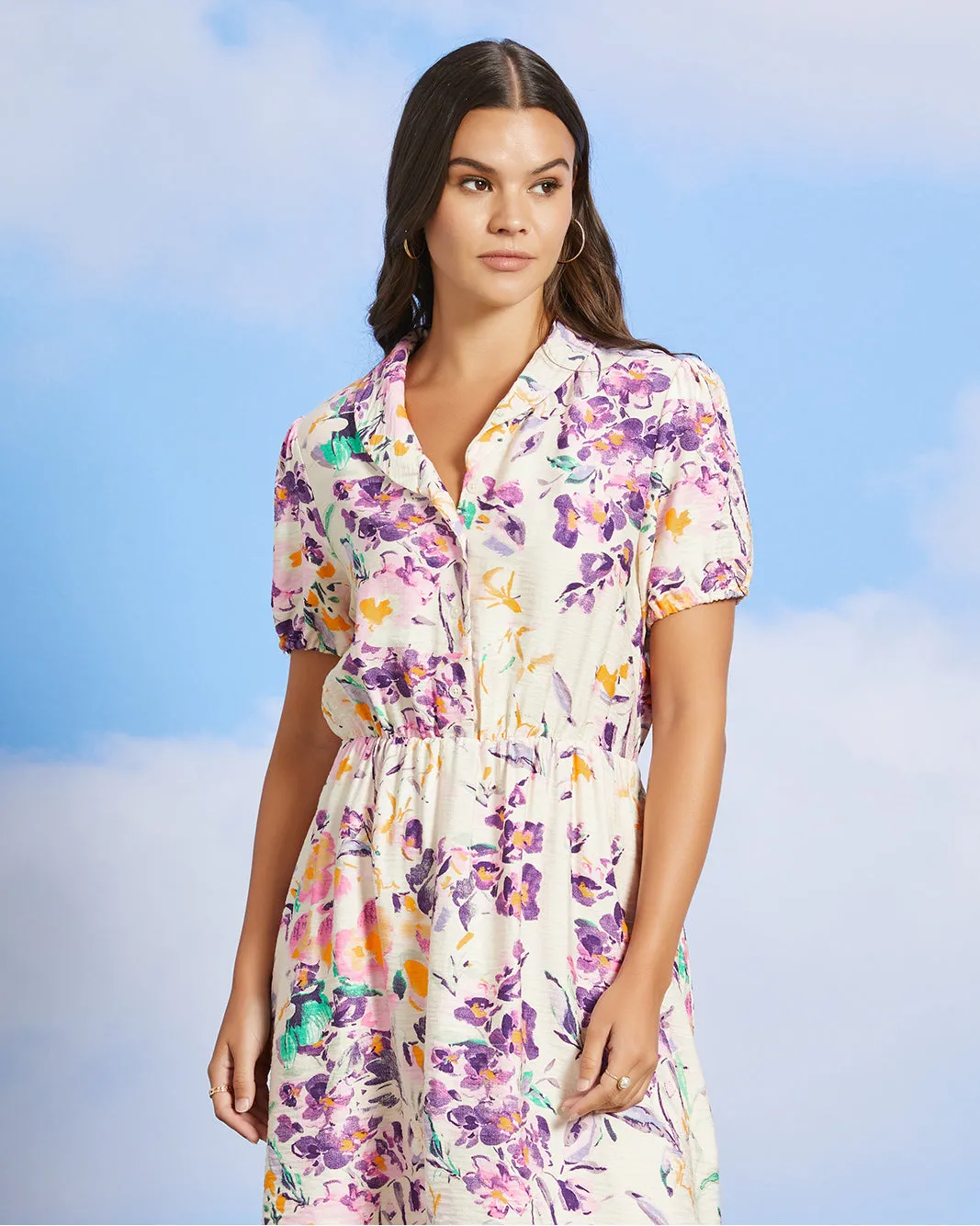 Women White Printed Casual Dress sold by Redtag product image thumbnail 2