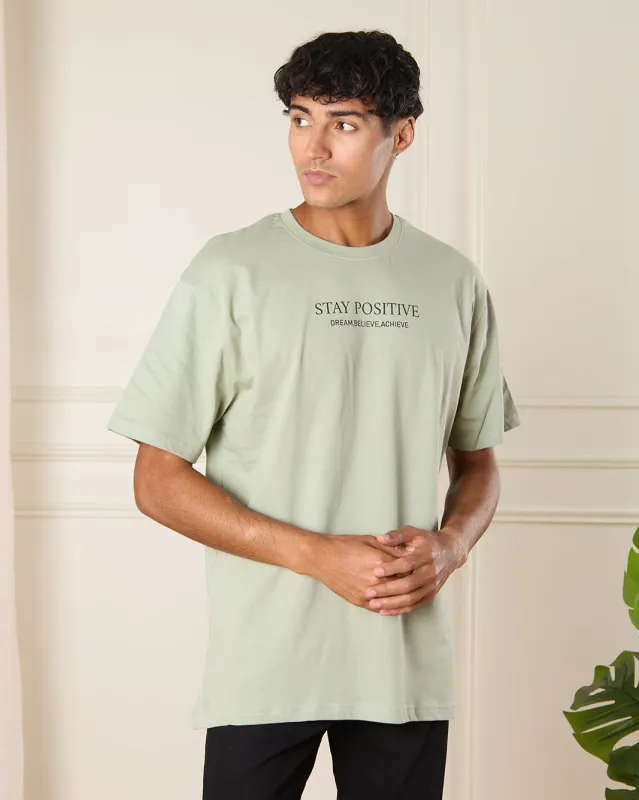 Men Green Basic T-shirt sold by Redtag