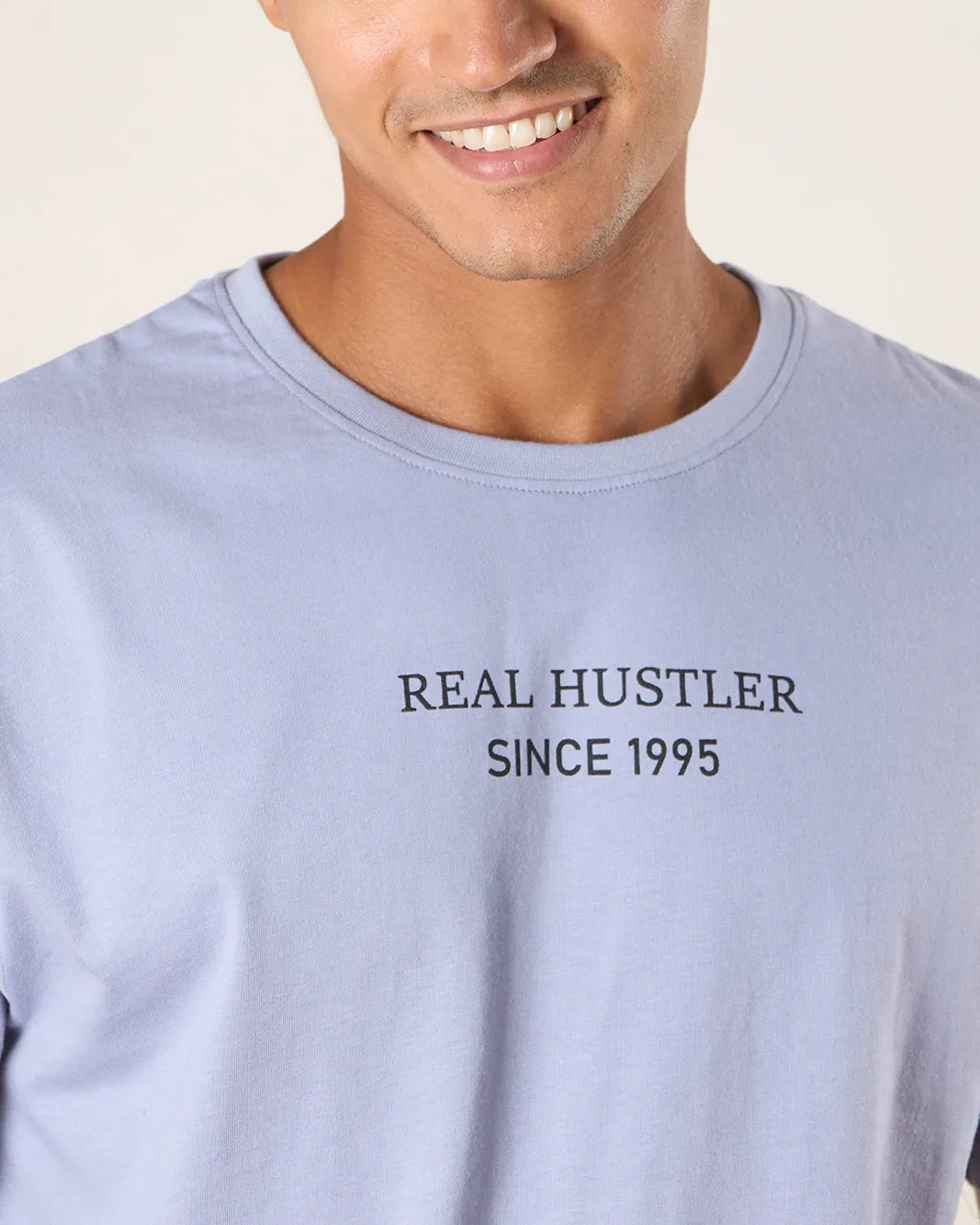 Men Purple Basic T-shirt sold by Redtag product image thumbnail 4