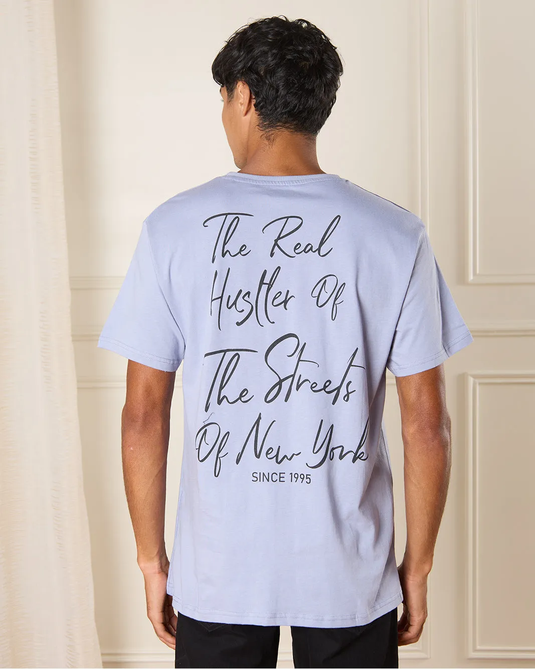 Men Purple Basic T-shirt sold by Redtag product image thumbnail 3