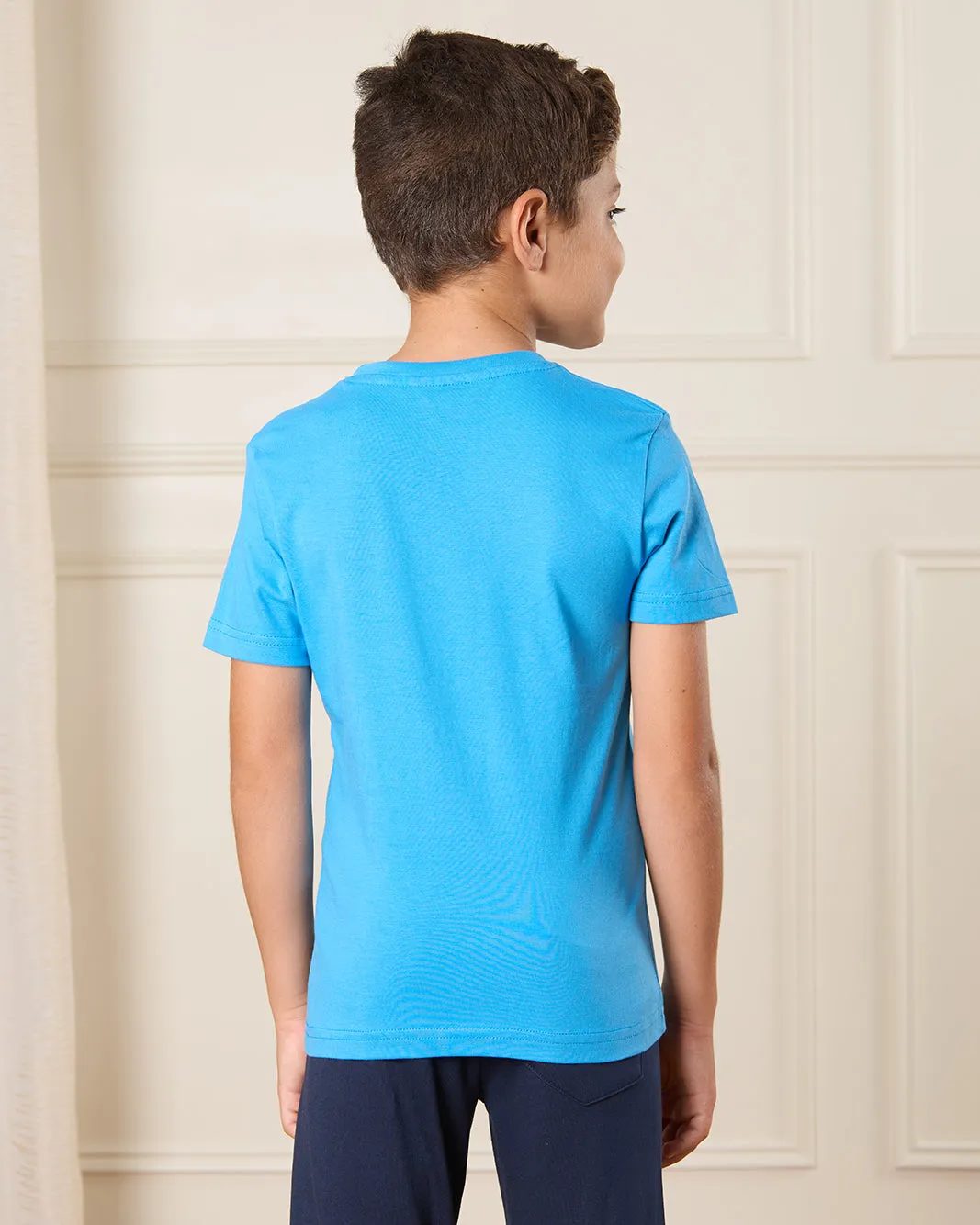 Boys Blue Monster Truck Print T-Shirt sold by Redtag product image thumbnail 3