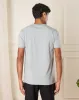 Men Grey Solid Active T-Shirt sold by Redtag