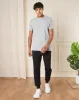 Men Grey Solid Active T-Shirt sold by Redtag