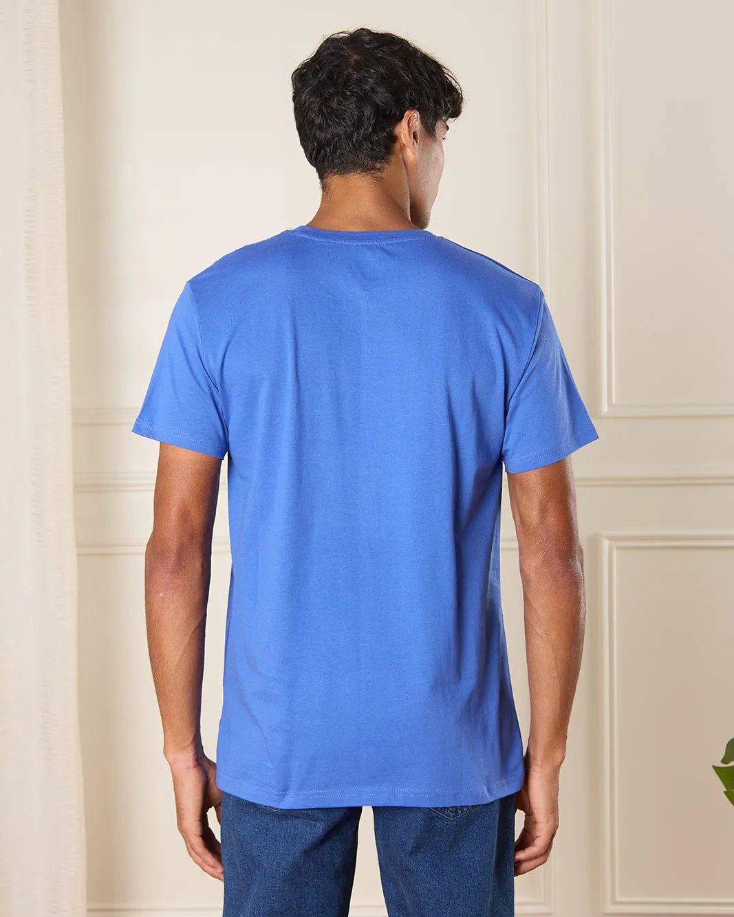 Men Blue Athletic Dept Print T-Shirt sold by Redtag product image thumbnail 3