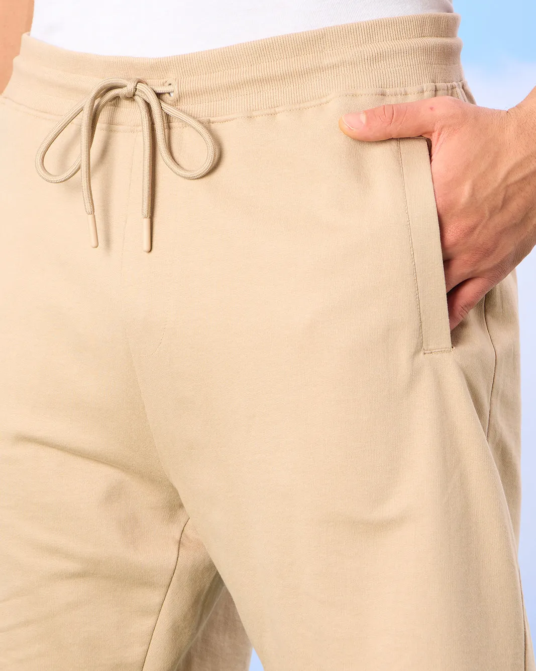 Men Beige Active Shorts sold by Redtag product image thumbnail 4