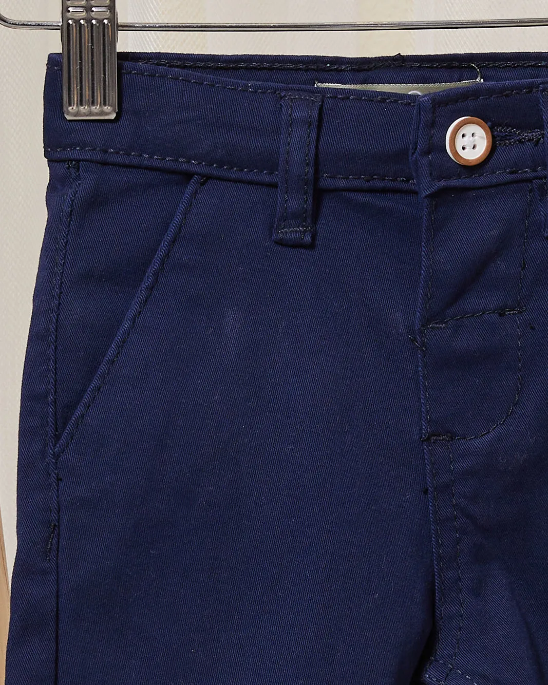Infant Boys Navy Chino Shorts sold by Redtag product image thumbnail 2