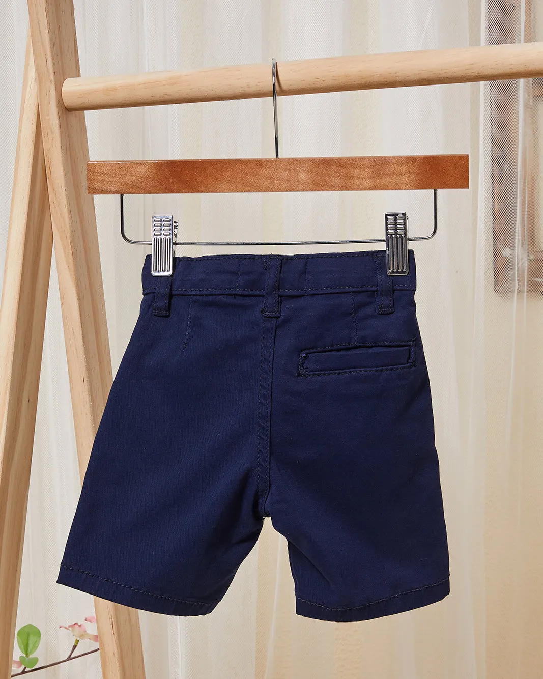 Infant Boys Navy Chino Shorts sold by Redtag product image thumbnail 4