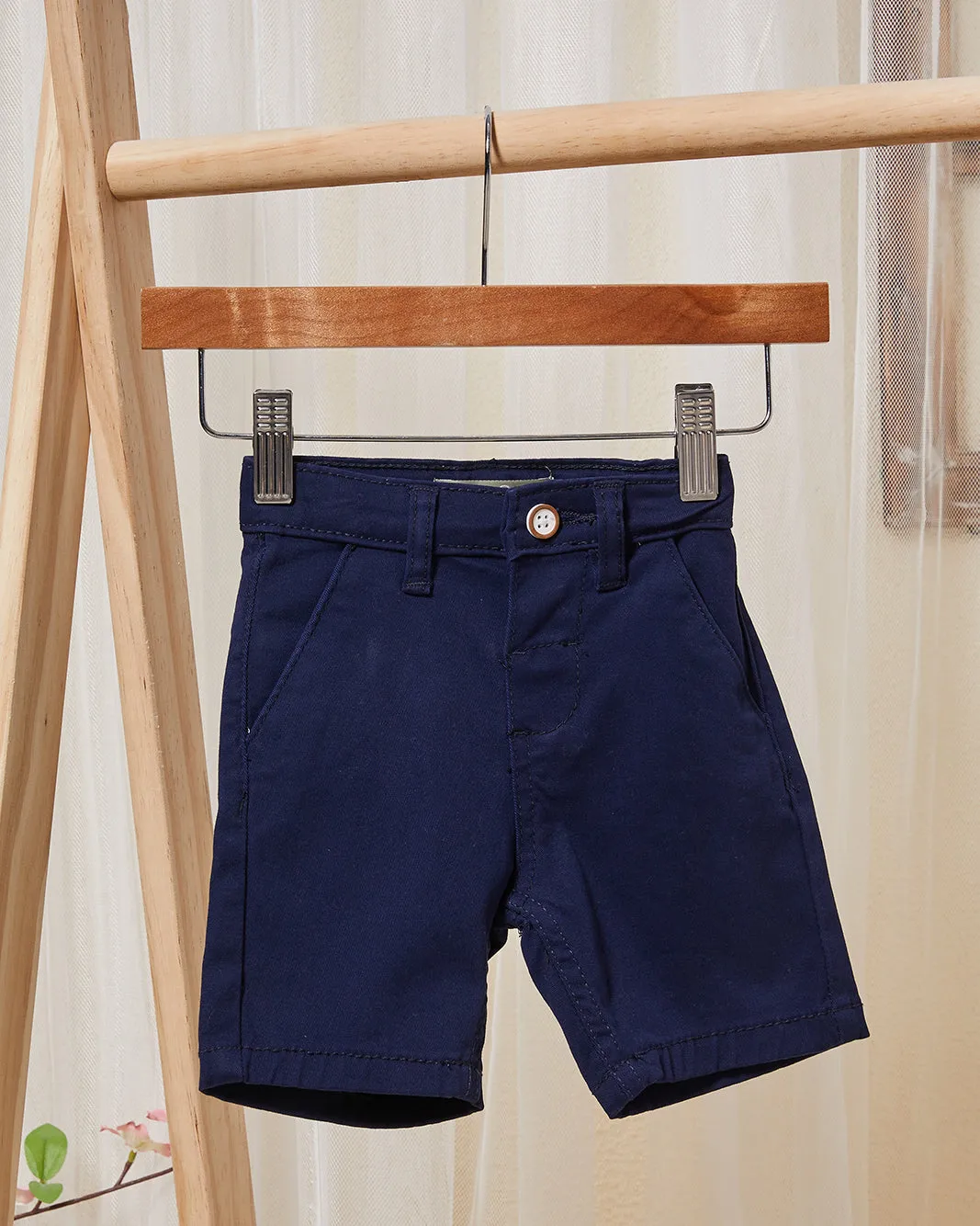 Infant Boys Navy Chino Shorts sold by Redtag