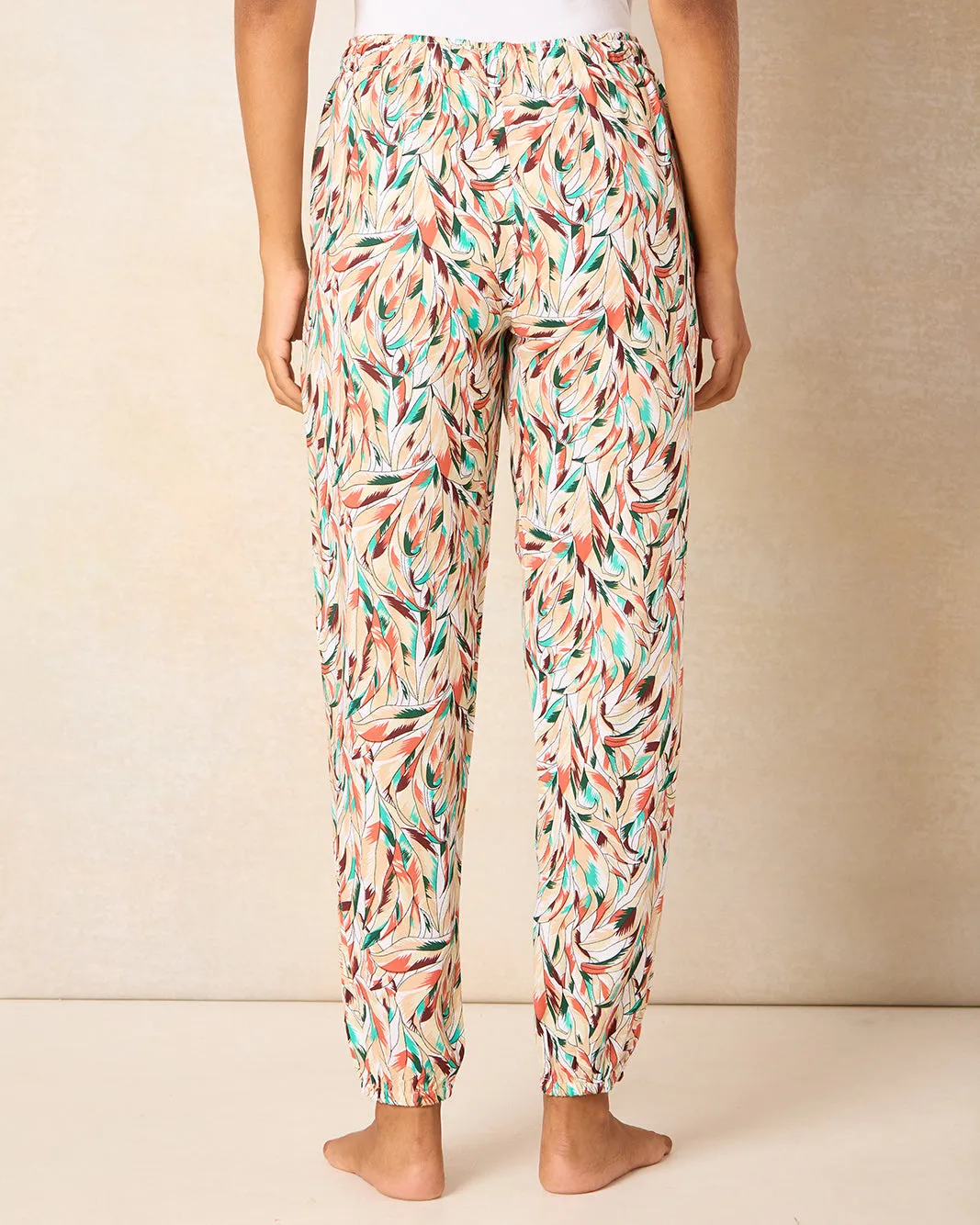 Women Beige Printed Basic Pajama Bottom sold by Redtag product image thumbnail 3