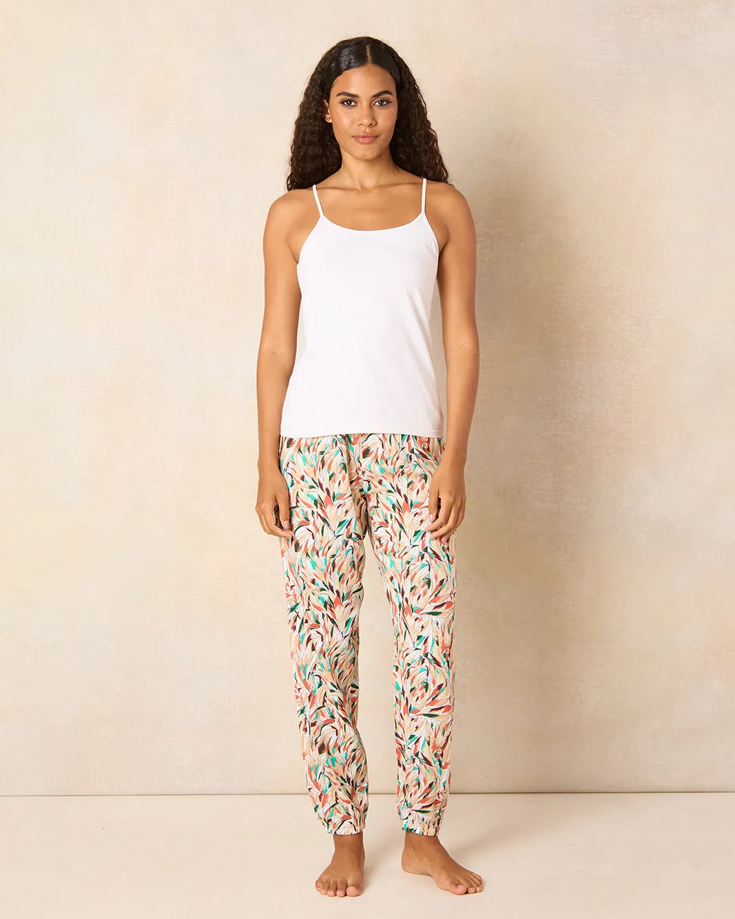 Women Beige Printed Basic Pajama Bottom sold by Redtag product image thumbnail 2