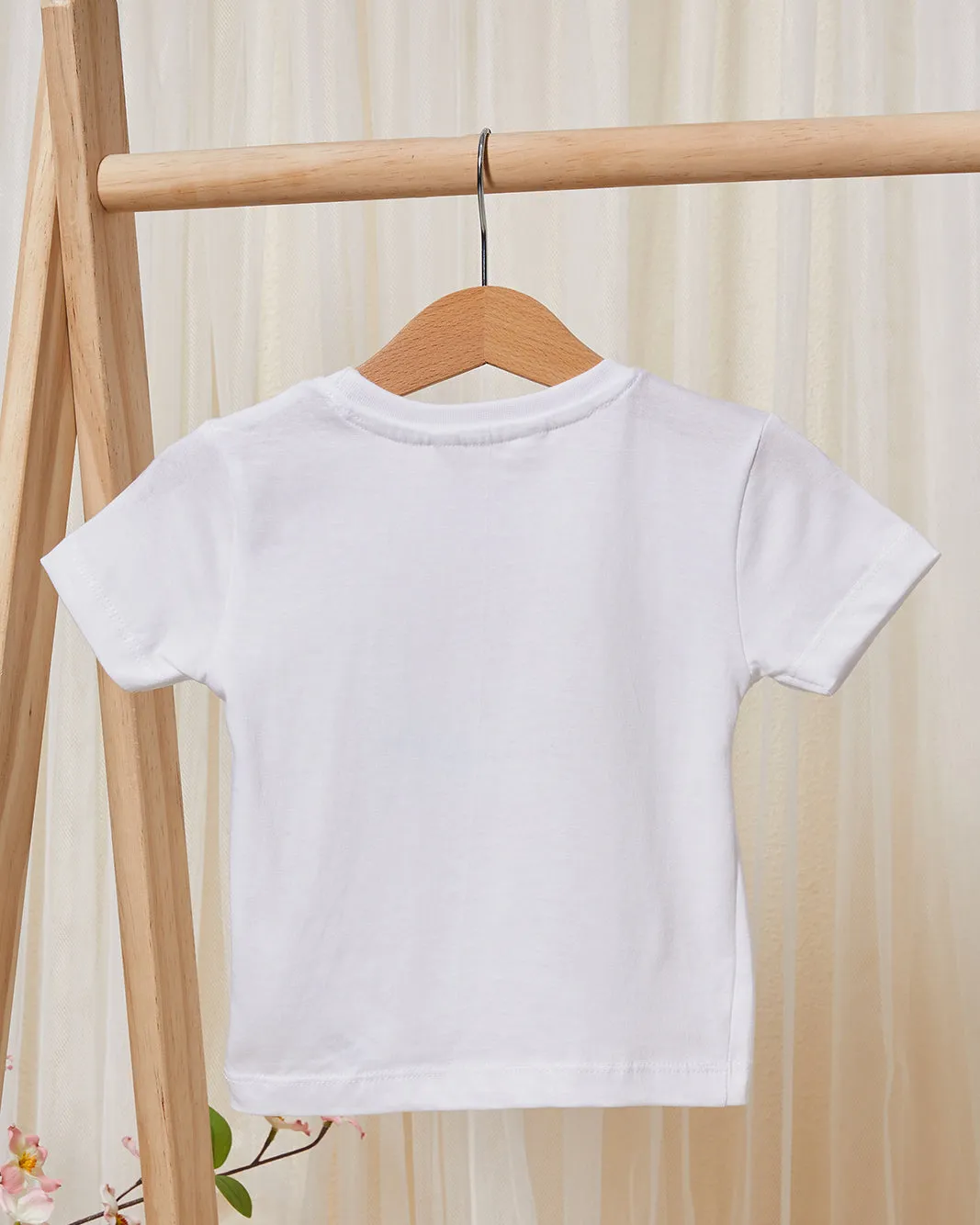 Infant Boys White Printed T-Shirt sold by Redtag product image thumbnail 4