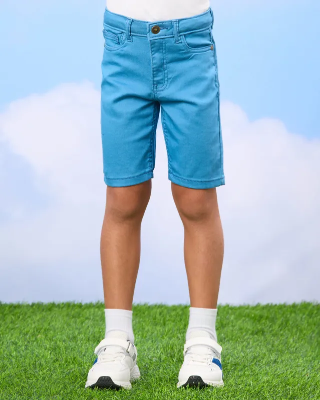 Boys Blue Shorts sold by Redtag