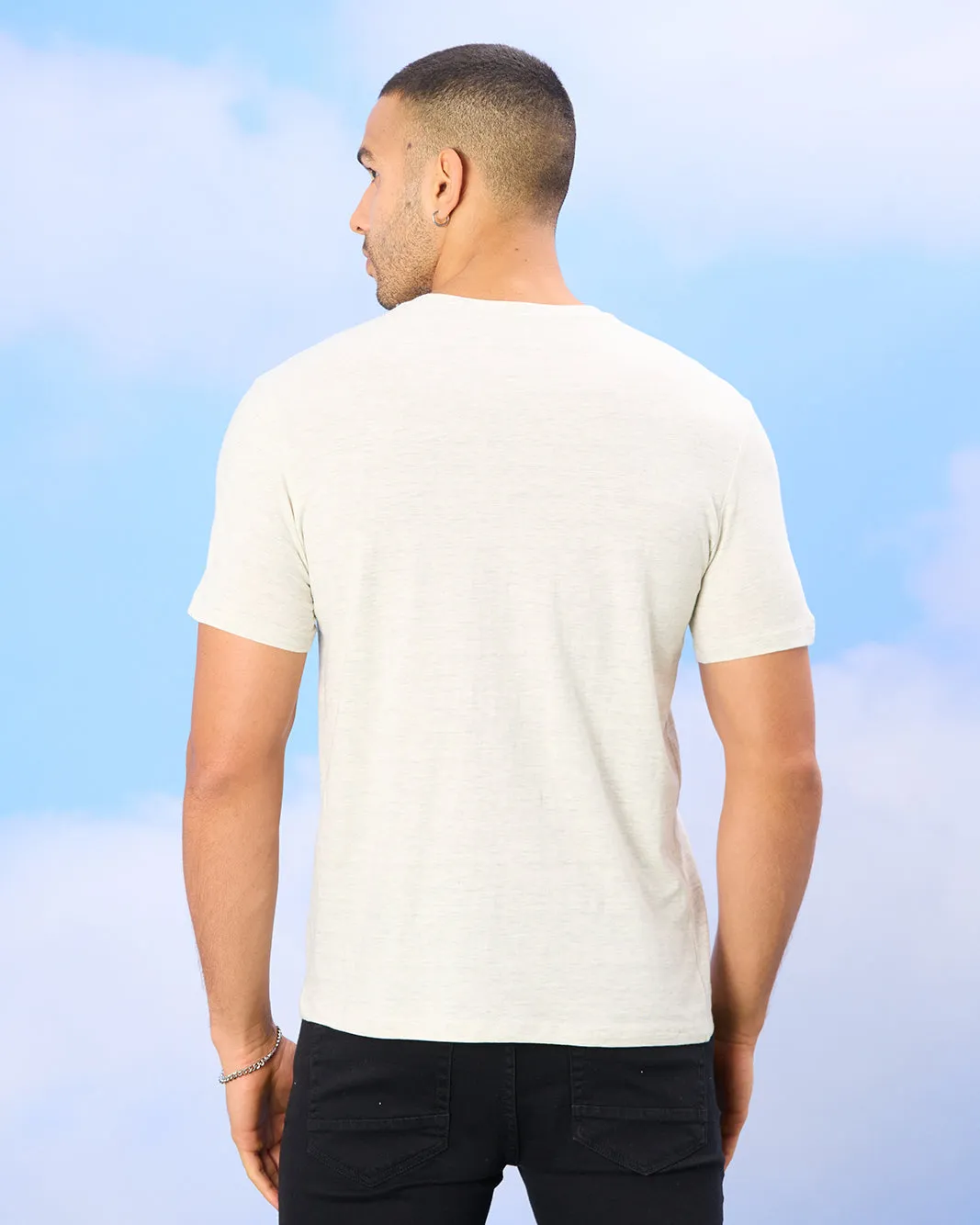 Men White Tennis Club Print T-Shirt sold by Redtag product image thumbnail 3