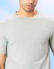Men Grey Solid Active T-Shirt sold by Redtag