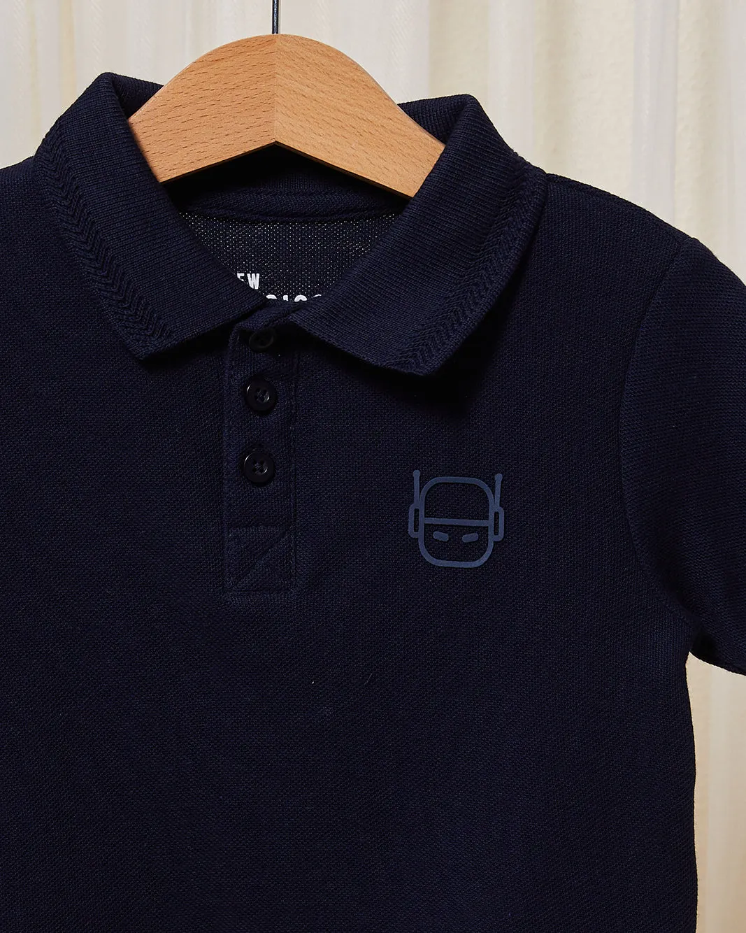 Infant Boys Navy Polo Shirt sold by Redtag product image thumbnail 2