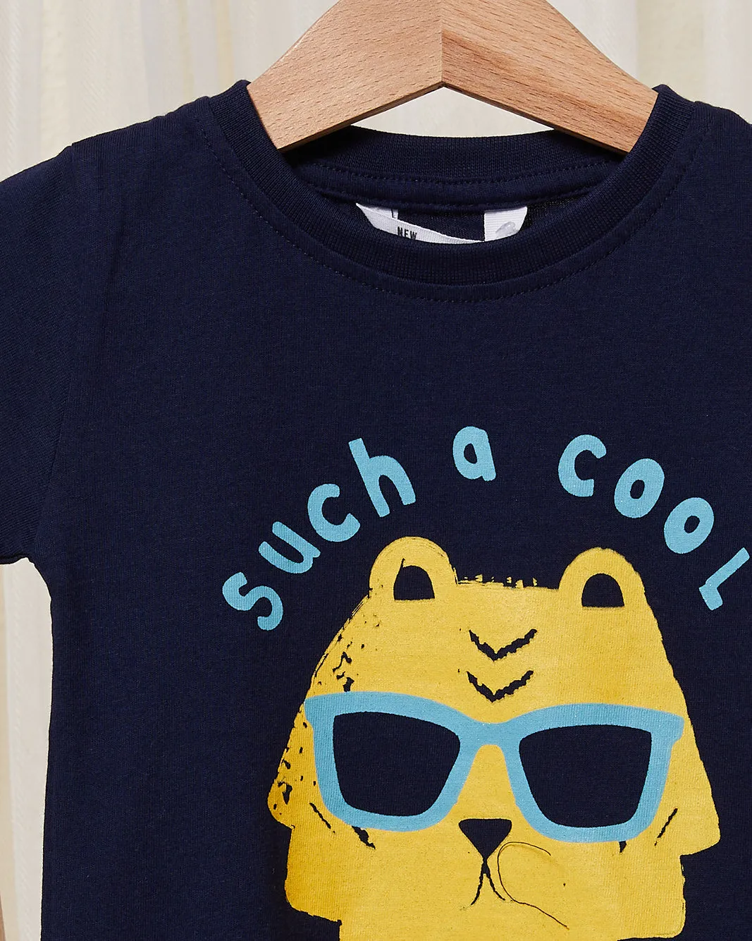 Infant Boys Navy Printed T-Shirt sold by Redtag product image thumbnail 2