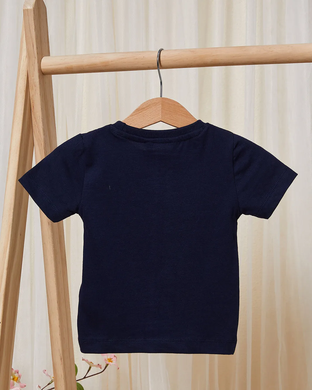 Infant Boys Navy Printed T-Shirt sold by Redtag product image thumbnail 3