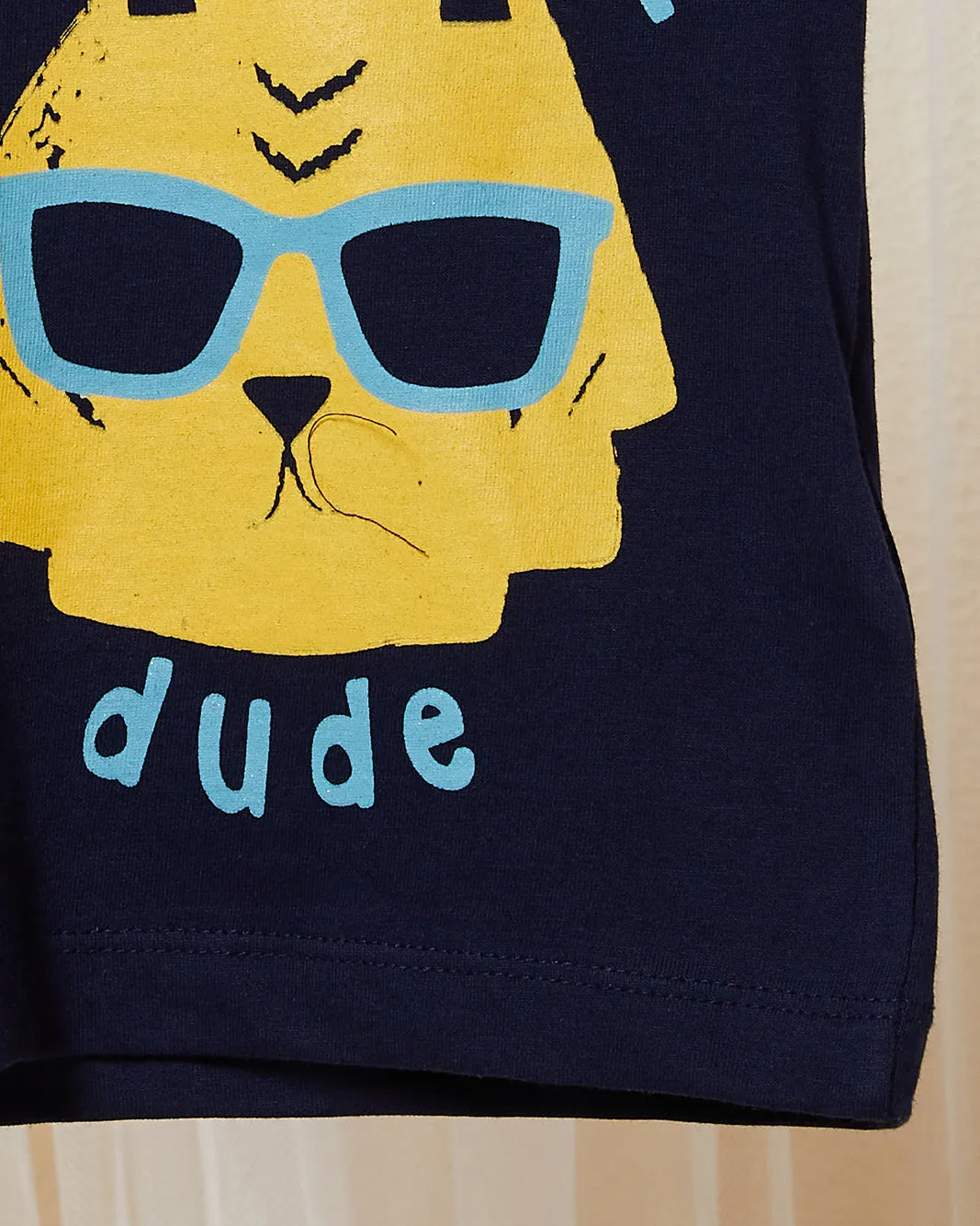 Infant Boys Navy Printed T-Shirt sold by Redtag product image thumbnail 4