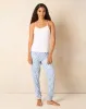 Woman Cream And Blue Printed Pyjama Bottom sold by Redtag
