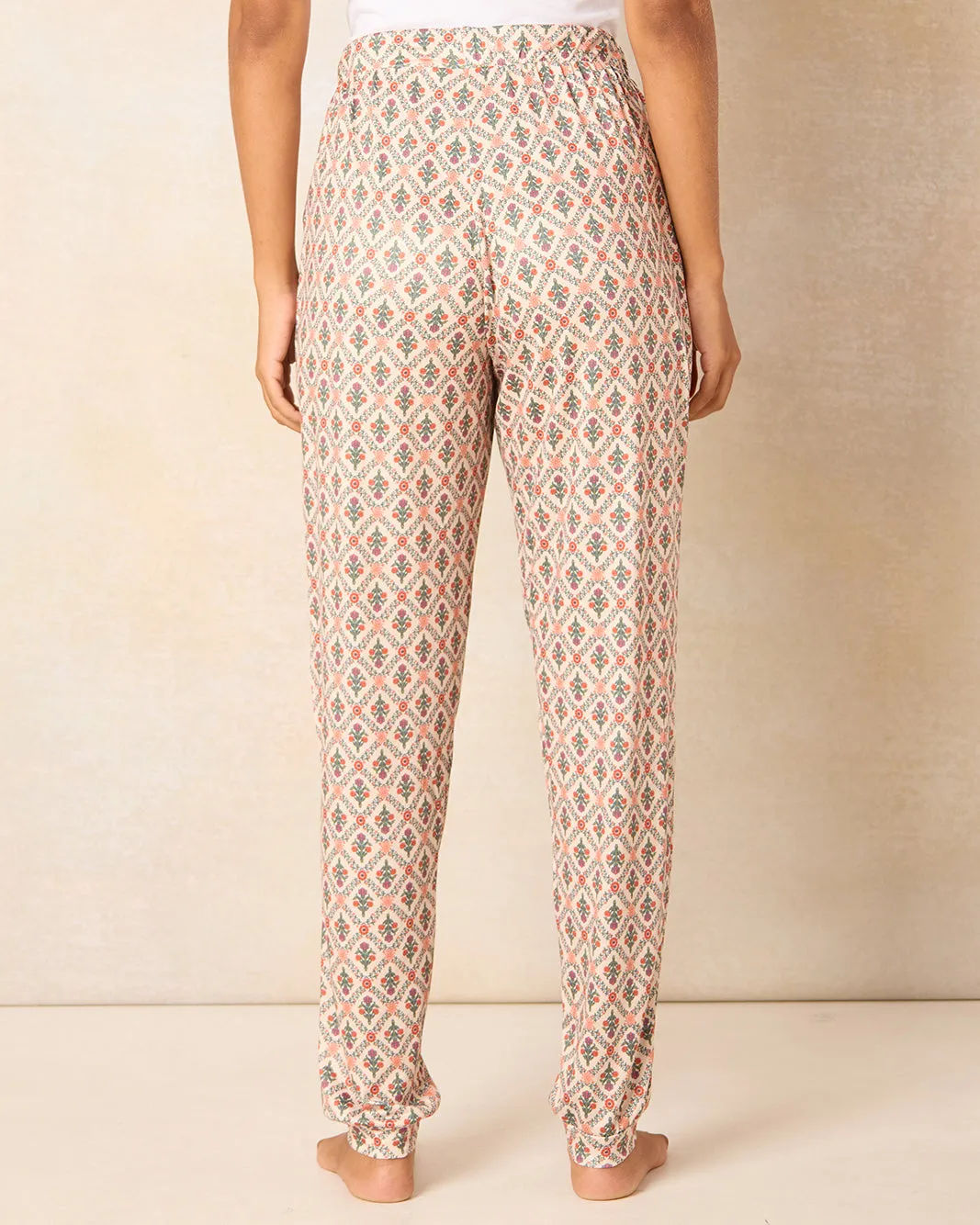 Woman Beige Printed Pyjama Bottom sold by Redtag product image thumbnail 3