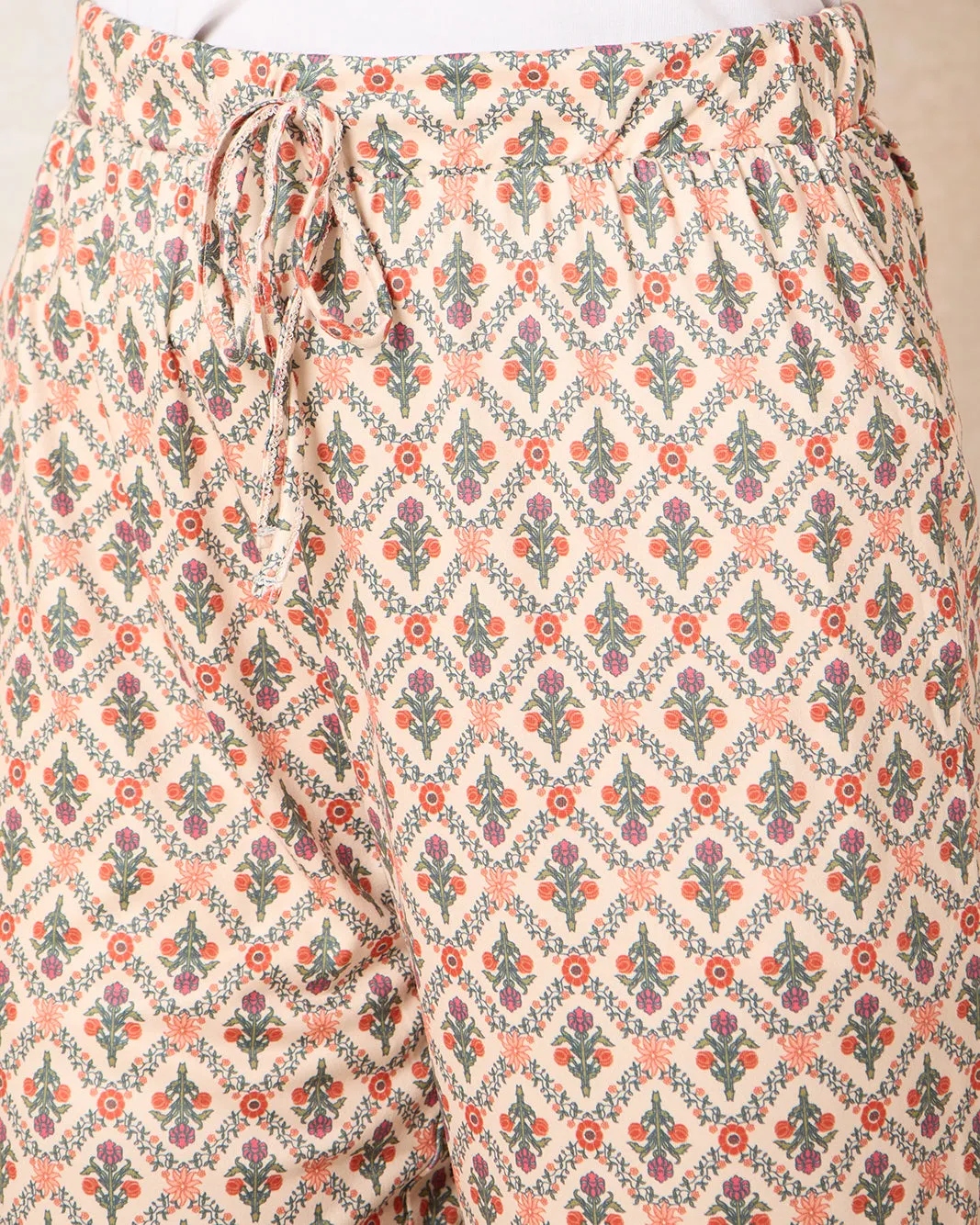 Woman Beige Printed Pyjama Bottom sold by Redtag product image thumbnail 4