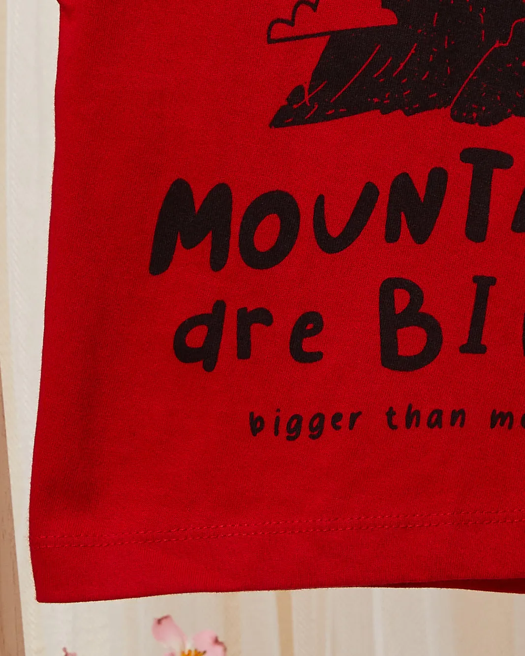 Infant Boys Red Mountain Print T-Shirt sold by Redtag product image thumbnail 3