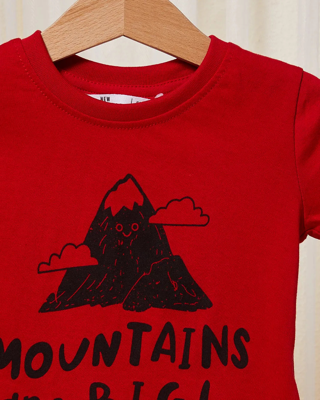 Infant Boys Red Mountain Print T-Shirt sold by Redtag product image thumbnail 2