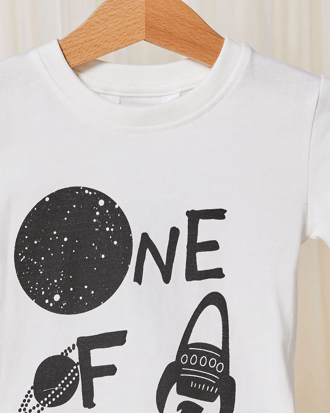 Infant Boys White One of Kind Print T-Shirt sold by Redtag product image thumbnail 2