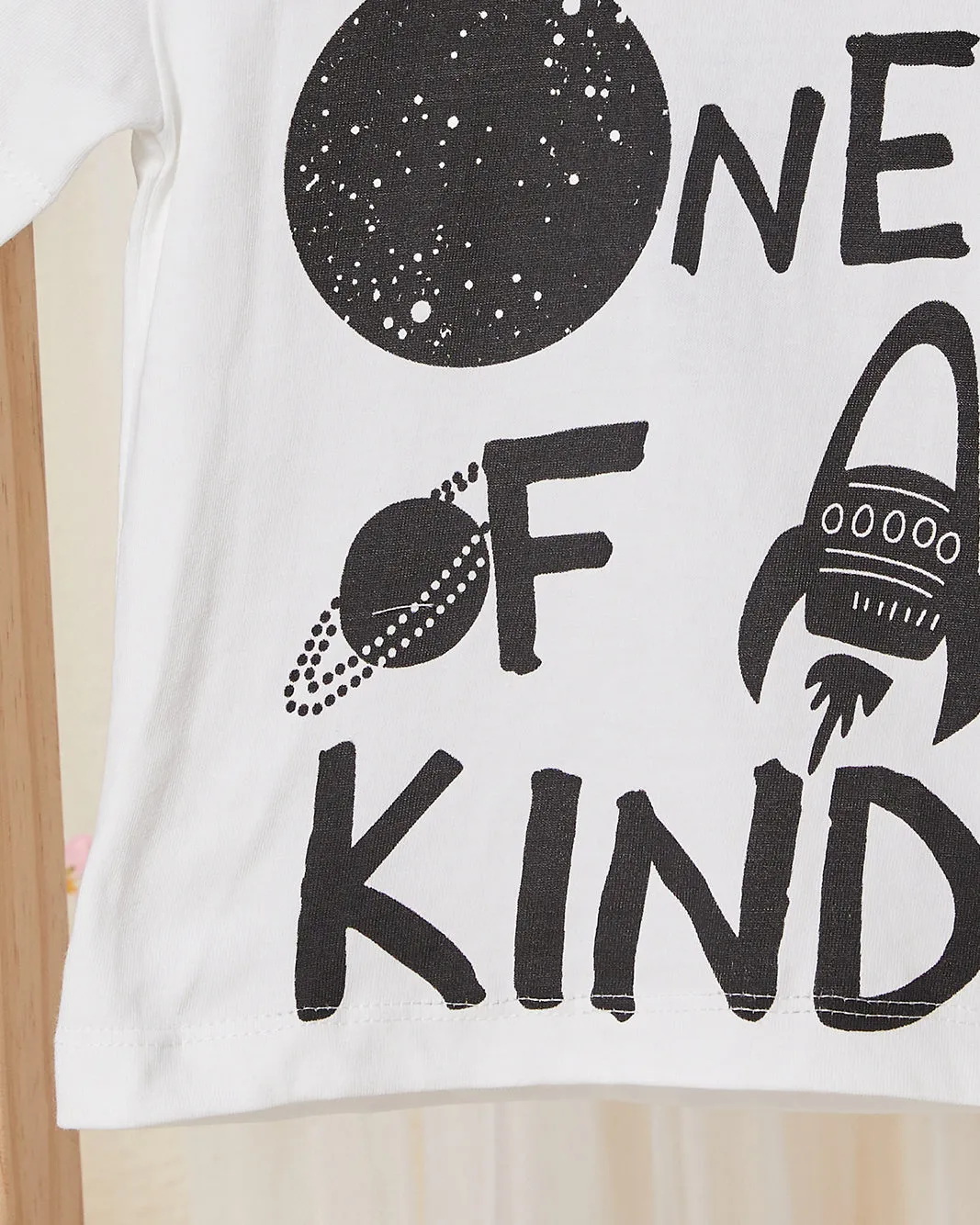 Infant Boys White One of Kind Print T-Shirt sold by Redtag product image thumbnail 3